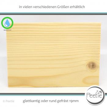 Preview: 1x Holzzuschnitt Fichte 3-Schichtplatten aus Fichte 19 mm naturbelassen, unbehandelt Holzplatte Tischplatte - glatte Kante